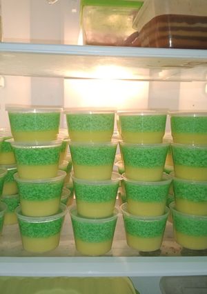 Foto resep Puding lumut vla