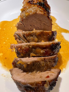 A picture of Roasted Honey 🍯 Pork Tenderloin.