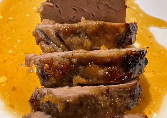 Steps to Prepare Any-night-of-the-week Roasted Honey 🍯 Pork Tenderloin