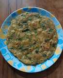 Spring onion & Methi masala paratha