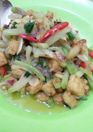 Foto resep Tumis Labu siam & Tempe