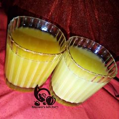 A picture of Pineapple and ginger drink.