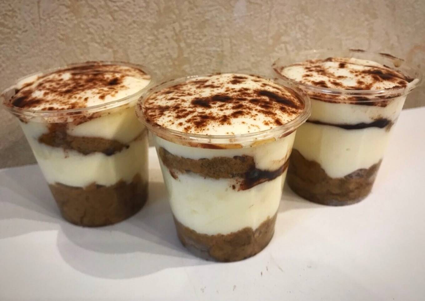 Shots de tiramisú en vaso delicioso, rápido y express. Receta original de Geri