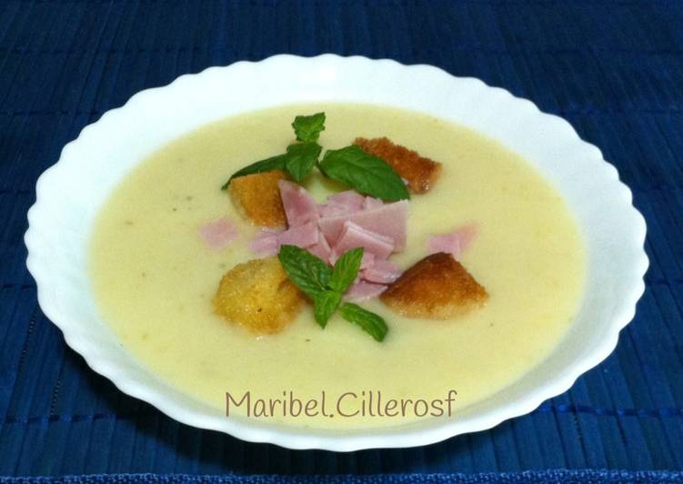 Crema fría de pepino