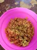 Arroz con carne molida