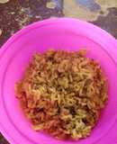 Arroz con carne molida