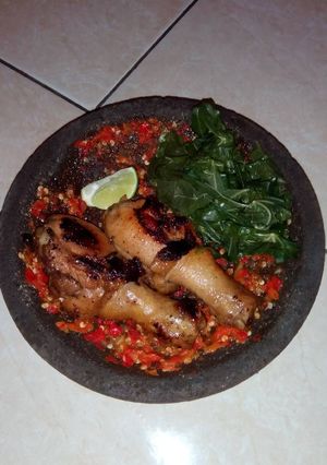 Foto resep Chicken grill pedas