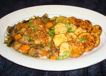 How To Make Recipe BROILED POLLOCK WITH LEEKS AND CREMINI MUSHROOMS JON STYLE Most Delicious