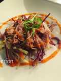 Ensalada de pato crujiente y sweet chilli 🌶