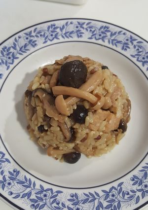 รูปของ ข้าวอบเห็ด