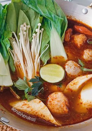 Foto resep Tom Yum (steamboat seafood) 🇹🇭✅