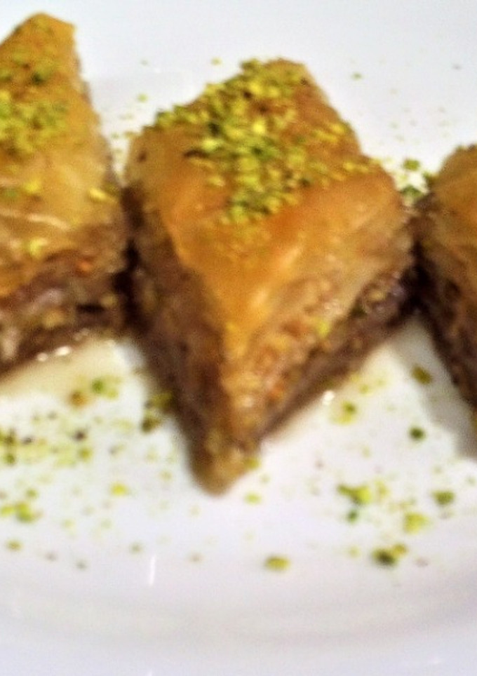 Una foto de Baklava-dulce turco delicioso