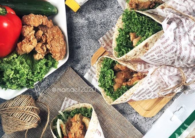 Resipi Krispy Chicken Gardenia Wrap Oleh Ell Sakimin Cookpad