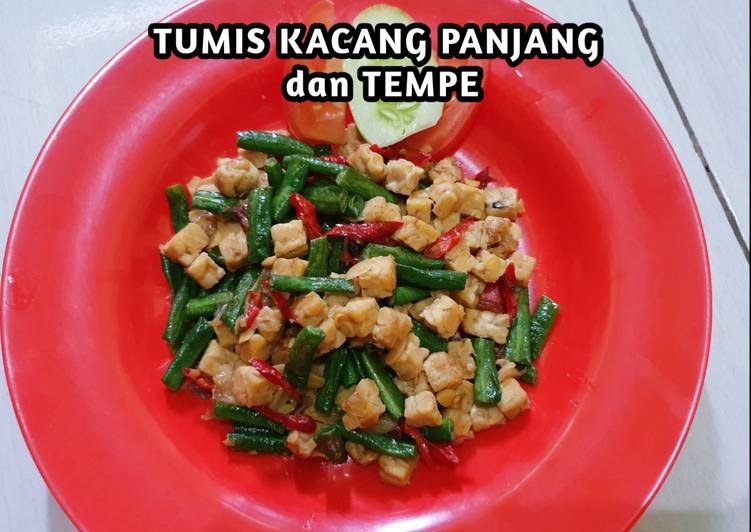 Resep Tumis Kacang Panjang dan Tempe