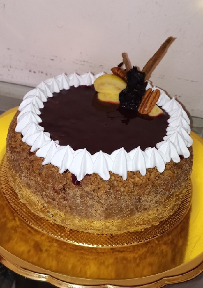 Una foto de Cheesecake new york navideño