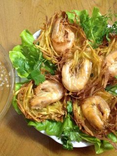 Hình của món Bánh tôm Hồ Tây.