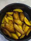 Gajos de papas nuevas en AirFryer
