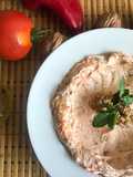 Labneh with Makdous Filling