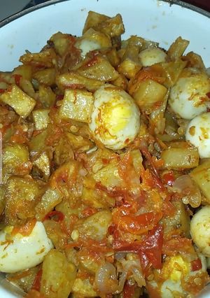 Foto resep Balado kentang telur puyuh
