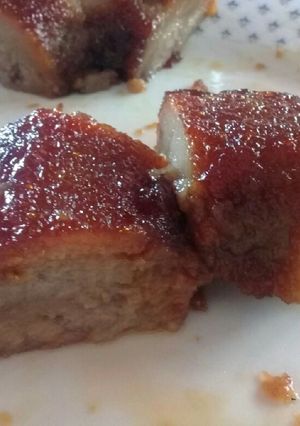 Una foto de Budín de pan sin pan