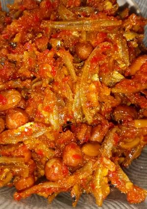 Foto resep Balado teri kacang