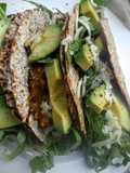 Spicy Lentil & Avocado Tacos
