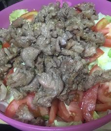 salad trộn dầu giấm