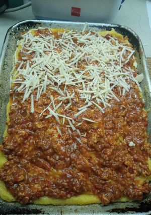 Una foto de Polenta rellena