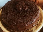 Una foto de brigadeiro de leche condensada