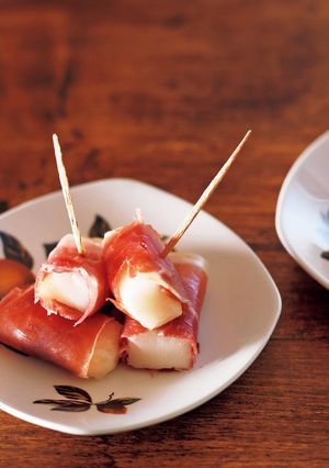 東販小食堂：生火腿麻糬小點 的食譜成品照片