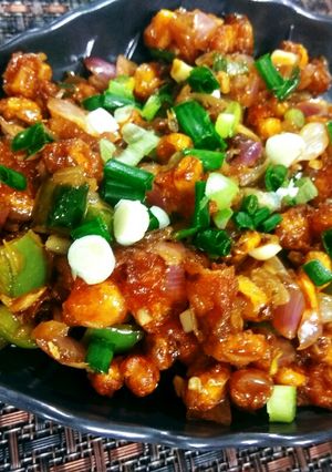 A picture of Crispy chilli sweet corn.