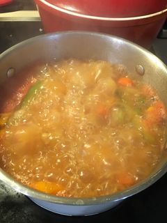 Una foto de Garbanzos en Caldo