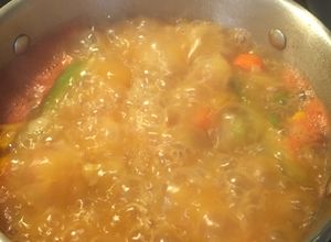 Una foto de Garbanzos en Caldo