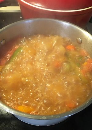 Una foto de Garbanzos en Caldo