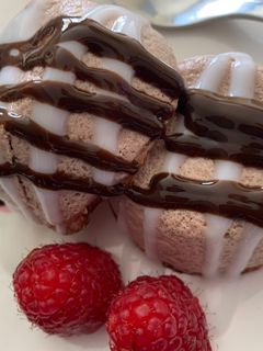 Una foto de Cheesecake ligero de chocolate
