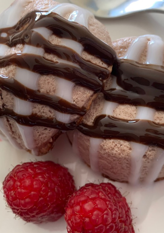 Una foto de Cheesecake ligero de chocolate