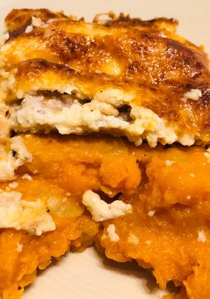 Sajtos-tejfölös sertéskaraj recept fotója