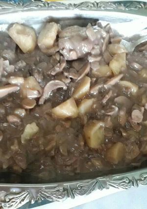 Una foto de Lomo al champiñón