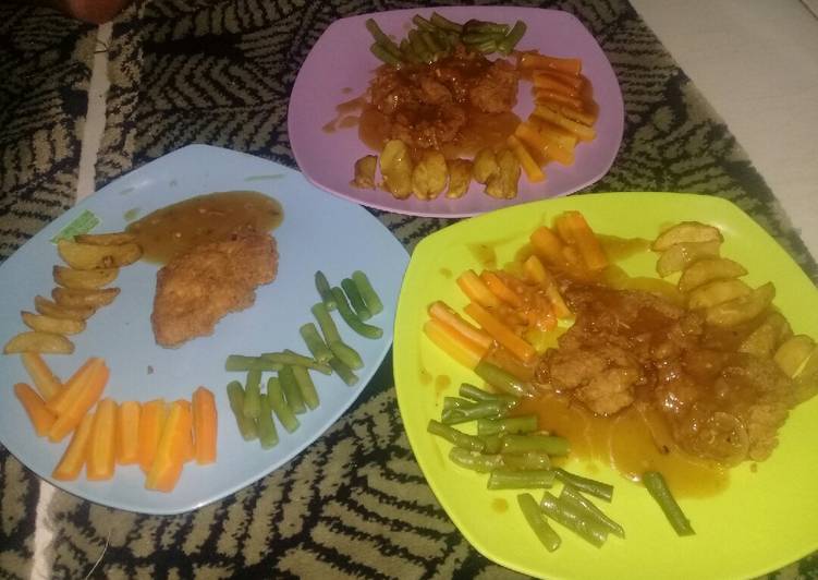 Chicken Crispy Steak Endesss