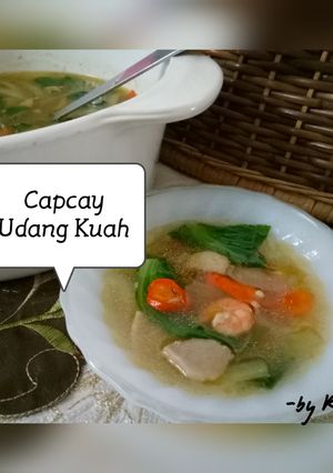 Foto resep Capcay Udang Kuah