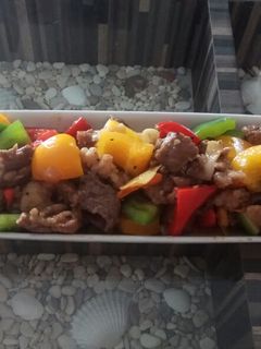 Foto resep Tumis tetelan dan paprika