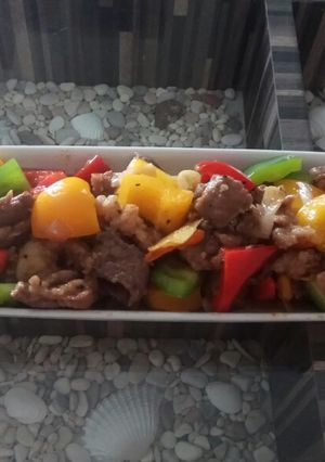 Foto resep Tumis tetelan dan paprika