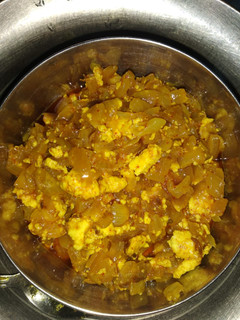 A picture of Paneer bhuji.