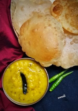 লুচি সাথে ছোলার ডাল(luchi sathe cholar dal recipe in bengali) রেসিপির প্রধান ছবি