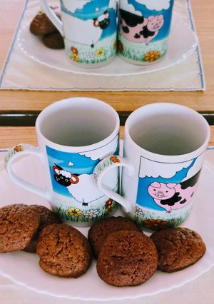 Una foto de Galletitas de cacao, fáciles y sin balanza 🍪 galletitas de chocolate 🍫