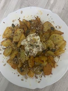 Una foto de Bravas a la miel