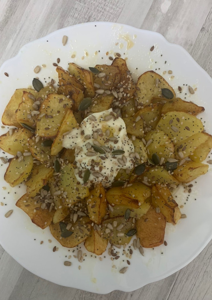 Una foto de Bravas a la miel