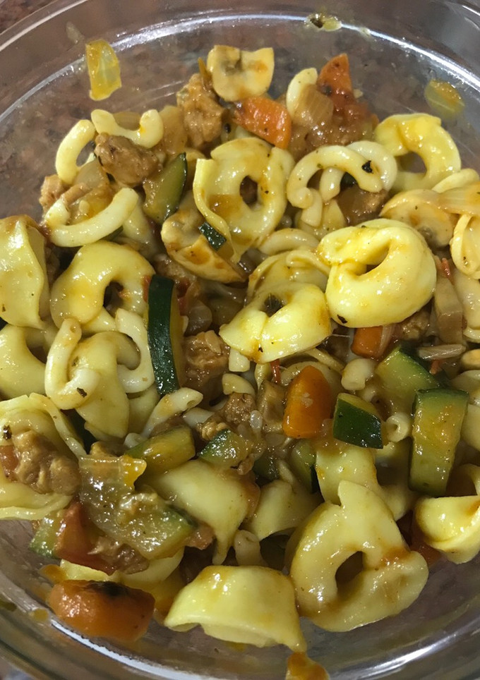 Una foto de Salsa de verduras con soja