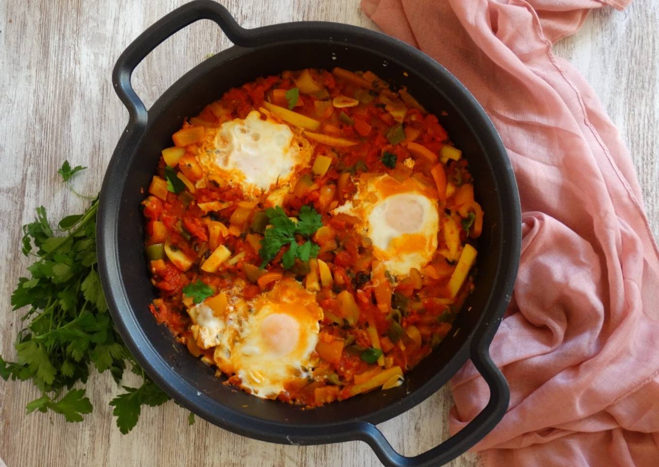 Shakshuka al estilo de Jamie Oliver