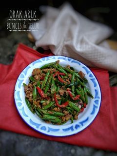 Foto resep Orak Arik Buncis & Telur